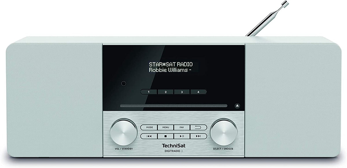 TechniSat DIGITRADIO 3 - Audio System - 2 x 10W - White