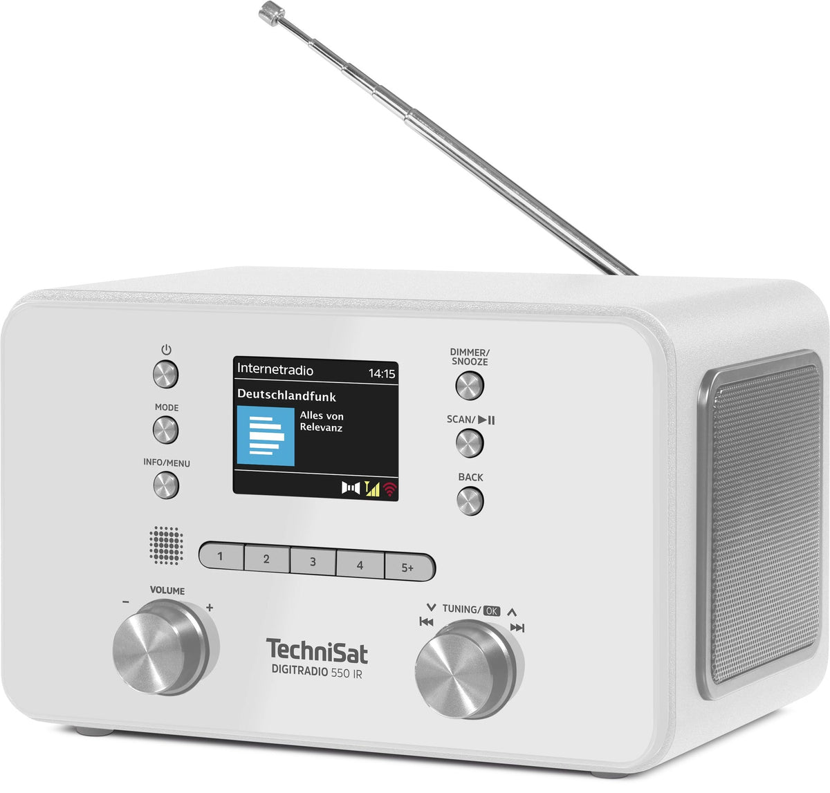 Technisat DiditRadio 550 IR Internet Radio - White (0001/3995)