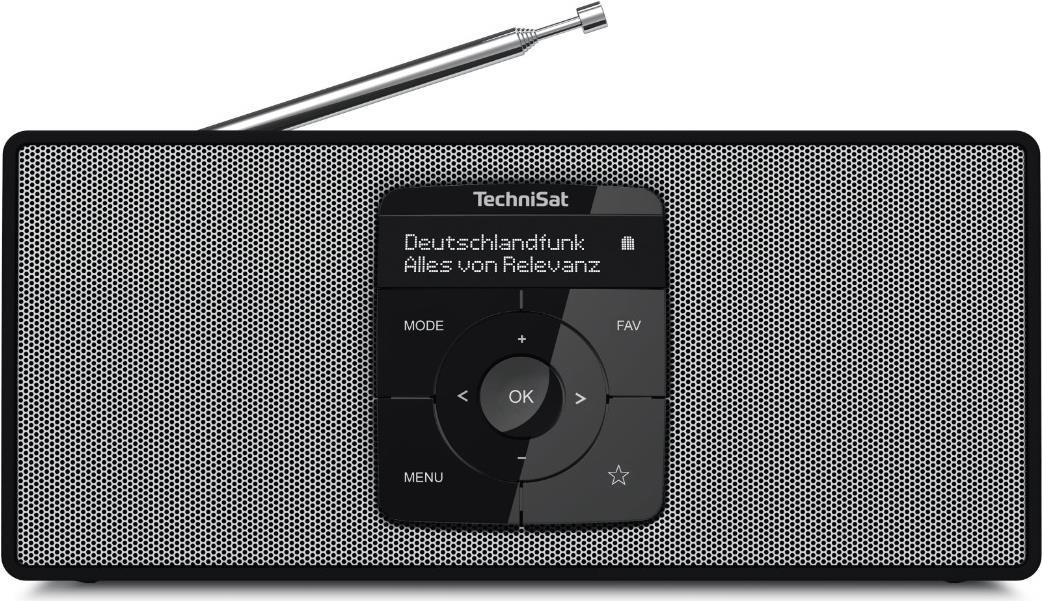 TechniSat DIGITRADIO 2 S Portable Radio - DAB+, FM, Bluetooth - Rechargeable - Black, White - Model 0002/3911