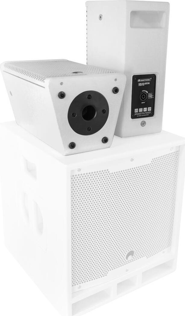 OMNITRONIC MAXX-1206 2-Way Top 6.5 Inch White 11039064