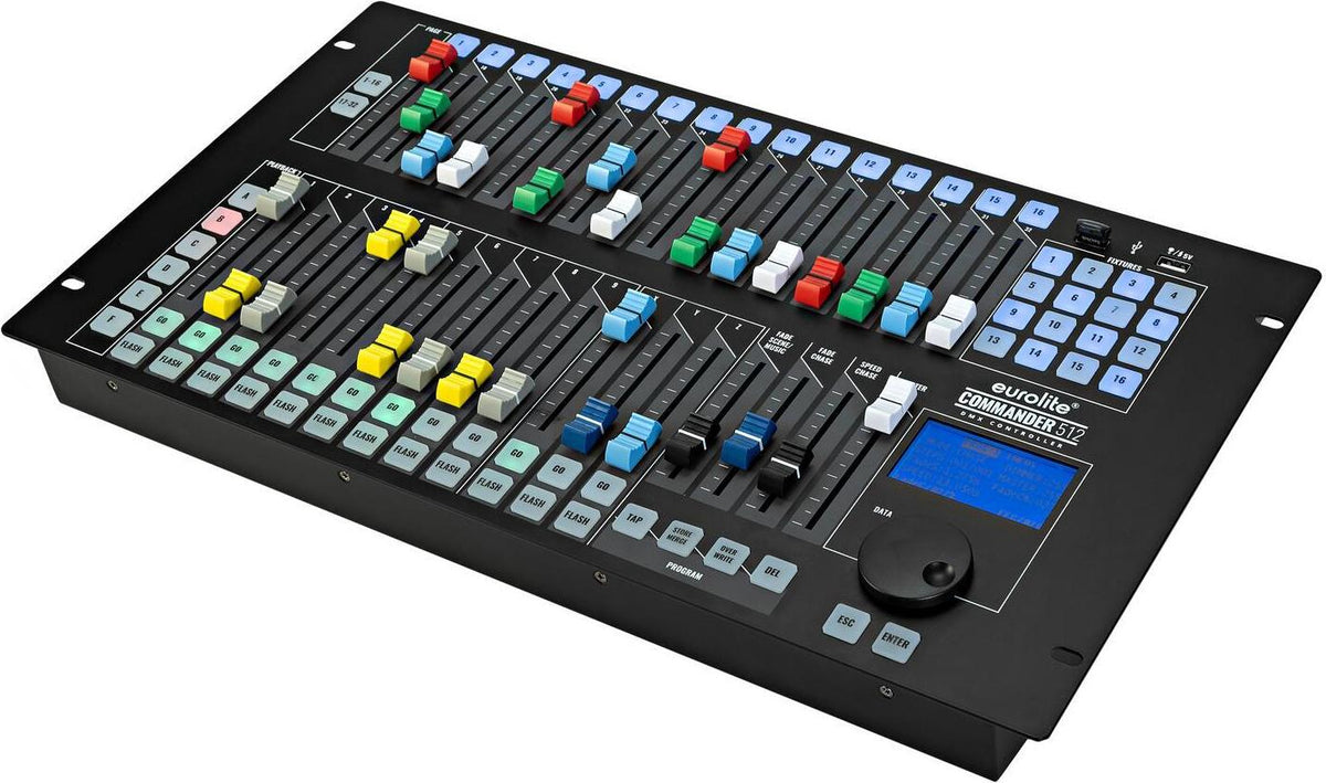 EUROLITE DMX Commander 512 DMX Lighting Controller 512 Channels Rackmount 6U