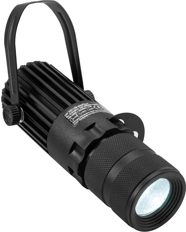 EUROLITE LED PST-12W 6000K Spot Pinspot Cold White CRI 90, 12W, Model 51916010