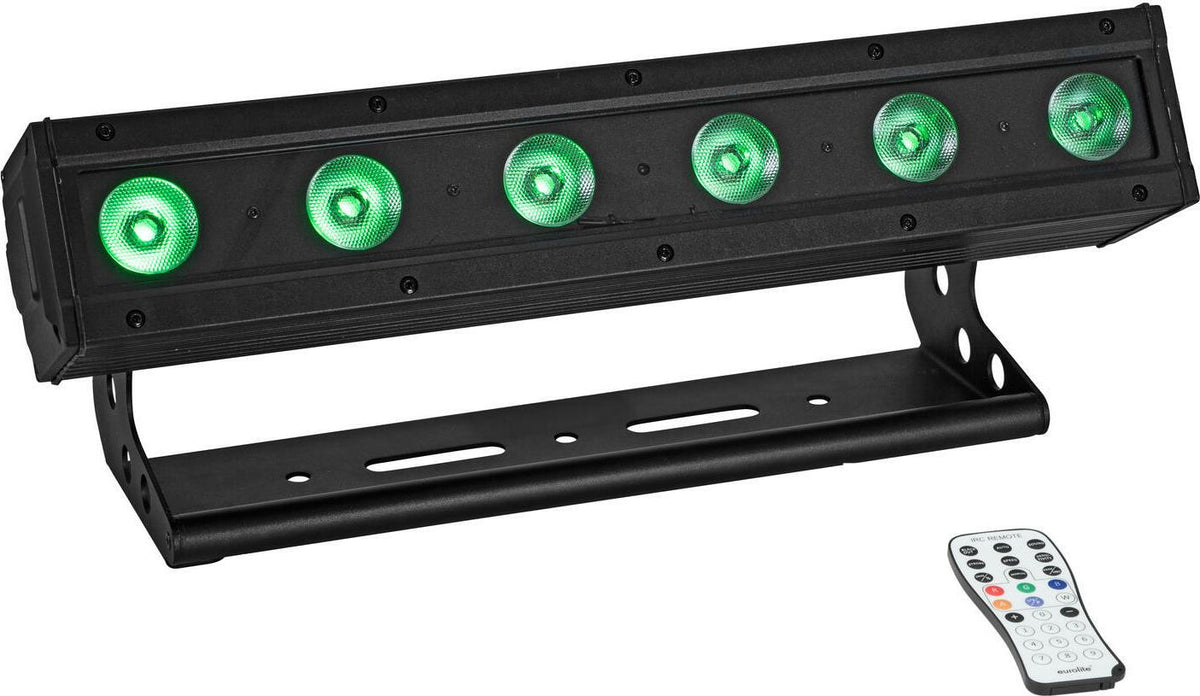EUROLITE AKKU IP BAR-6 Entry QCL QuickDMX IP65 LED Light Bar RGBW Battery 41700105