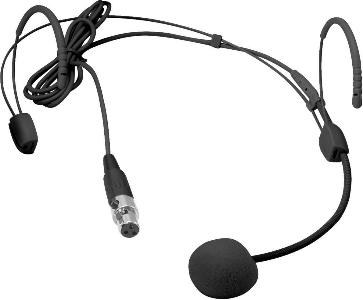 OMNITRONIC UHF-600 Headset Microphone, Black, 13063610