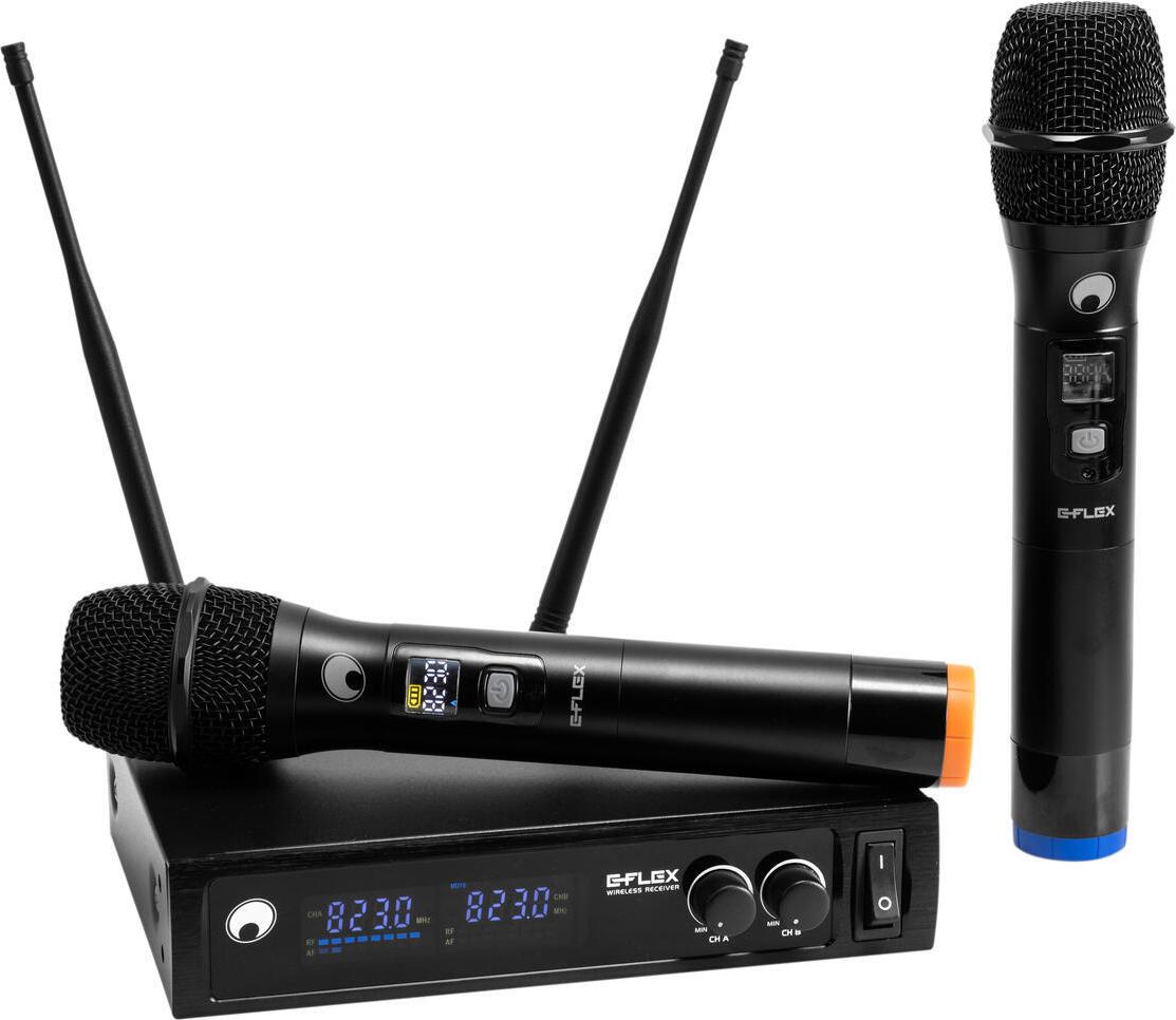 OMNITRONIC UHF E-FLEX 2 Wireless Microphone System 823-832/863-865 MHz 13063370