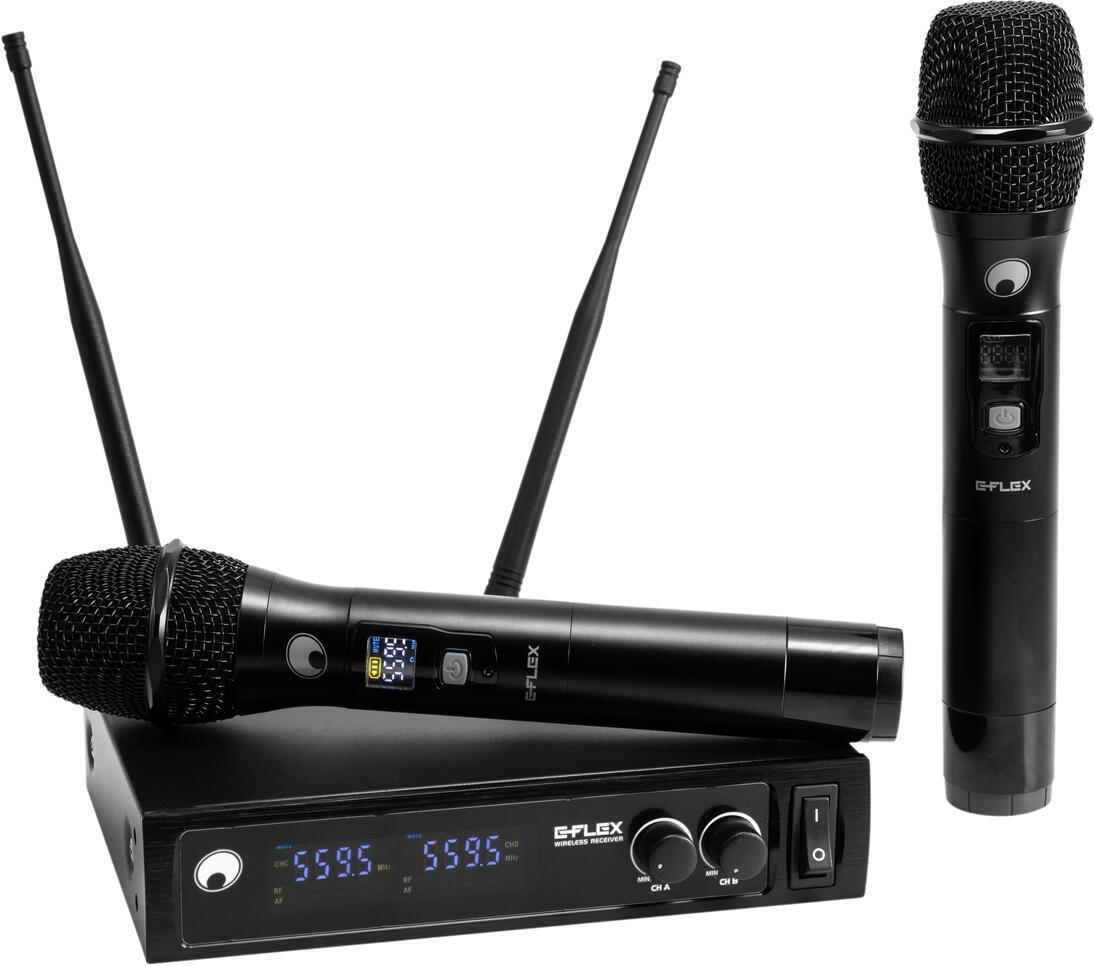 OMNITRONIC UHF E-FLEX 2 Wireless Microphone System 559-575 MHz 13063371