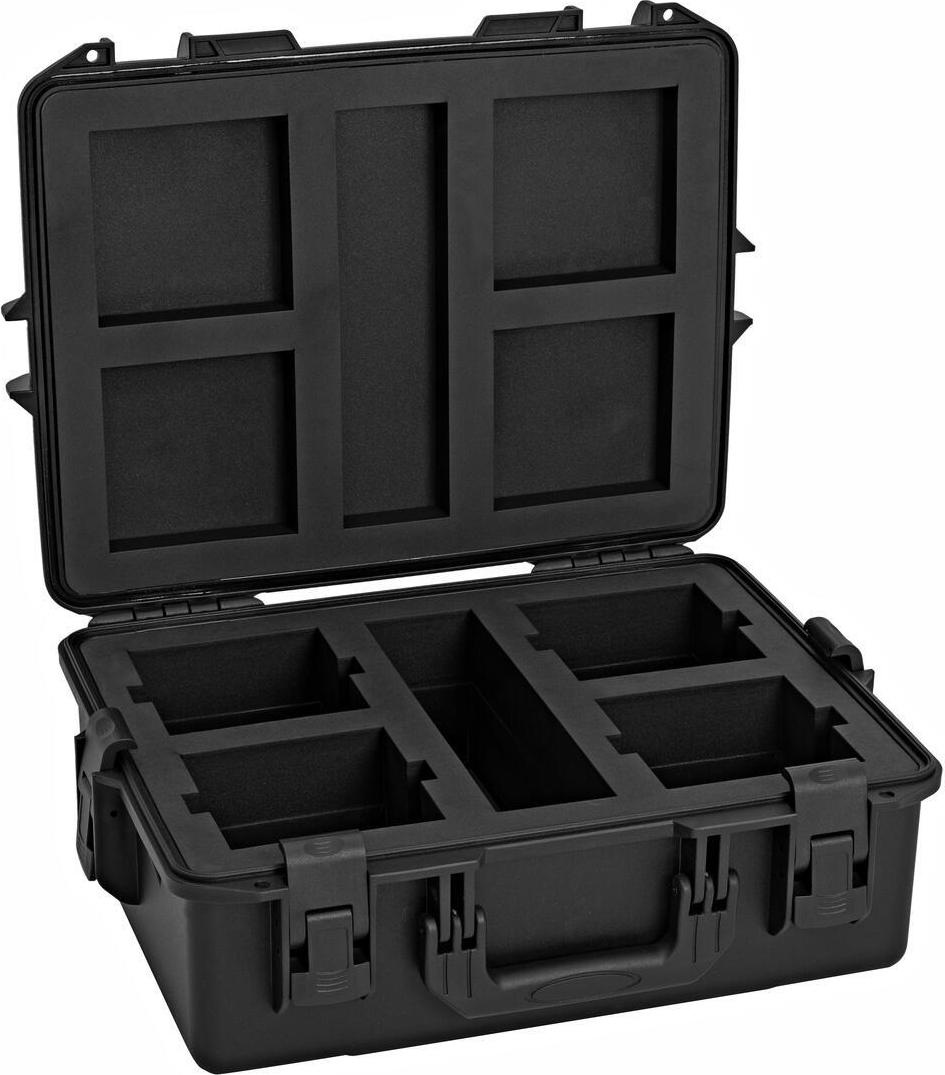 ROADINGER Plastic Case for 4x AKKU UP-4 QCL Spot QuickDMX MK2 - Black (31005256)