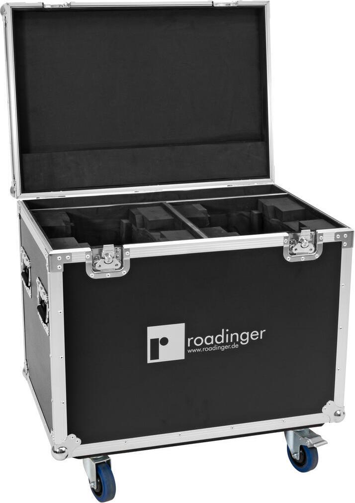 ROADINGER Flight Case 2x DMH-190 with Wheels 54x77 cm max. 100 kg