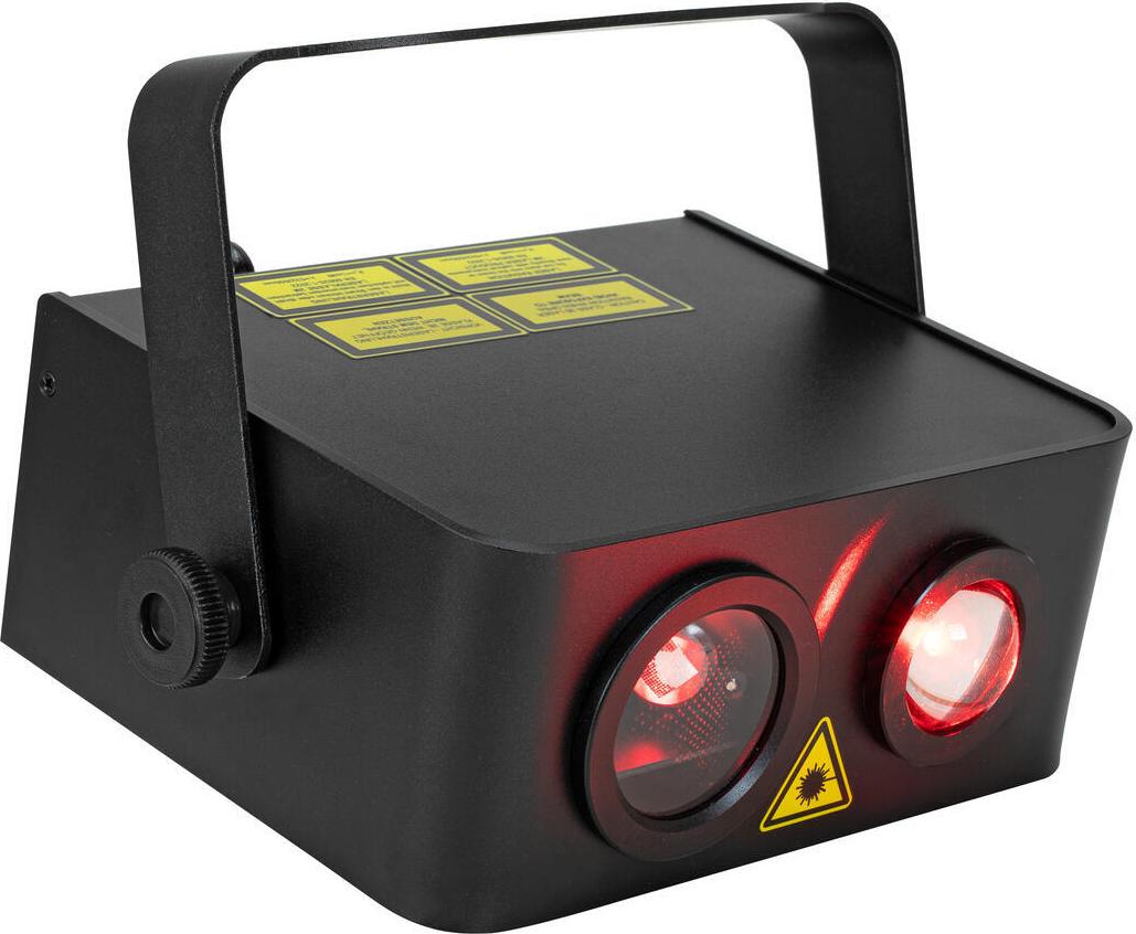 EUROLITE PolarStar RGB Laser 193mW Star & Northern Lights Effect DMX Black