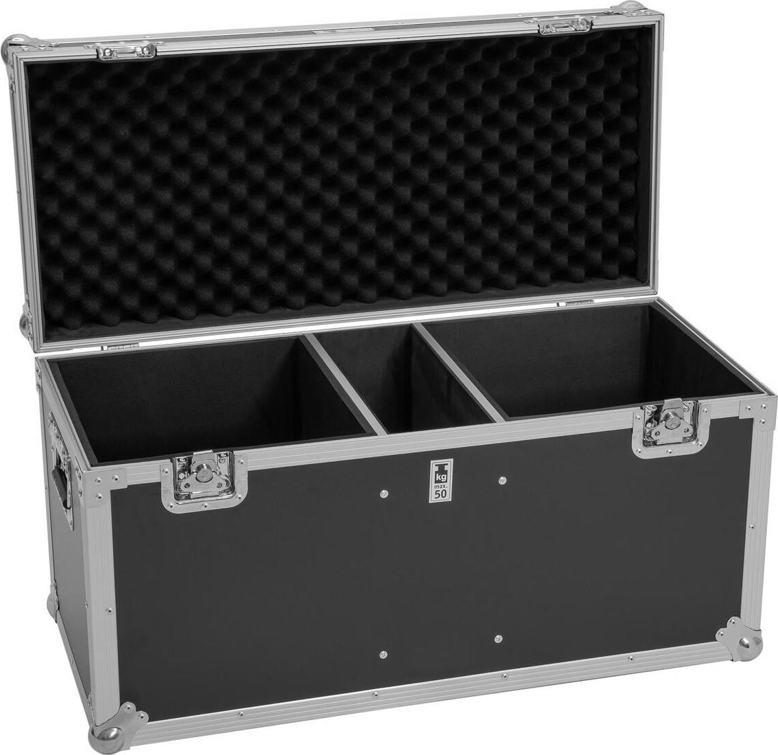 ROADINGER Flightcase for 2x THA-100F MK3 PRO-Version - Black - 41x50 cm - 50 kg - 31005268