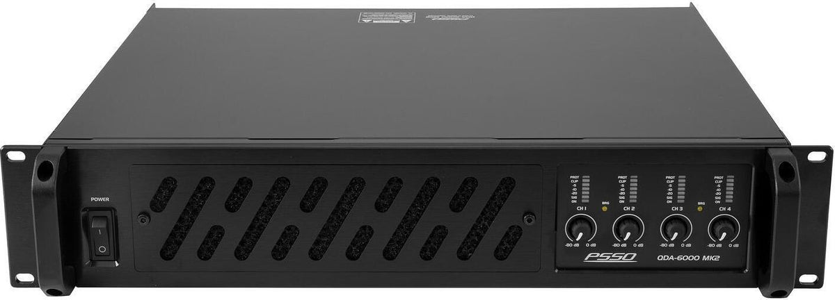 PSSO QDA-6000 MK2 Class D Amplifier 4 x 1500 W RMS 4 Ohm | 10451689