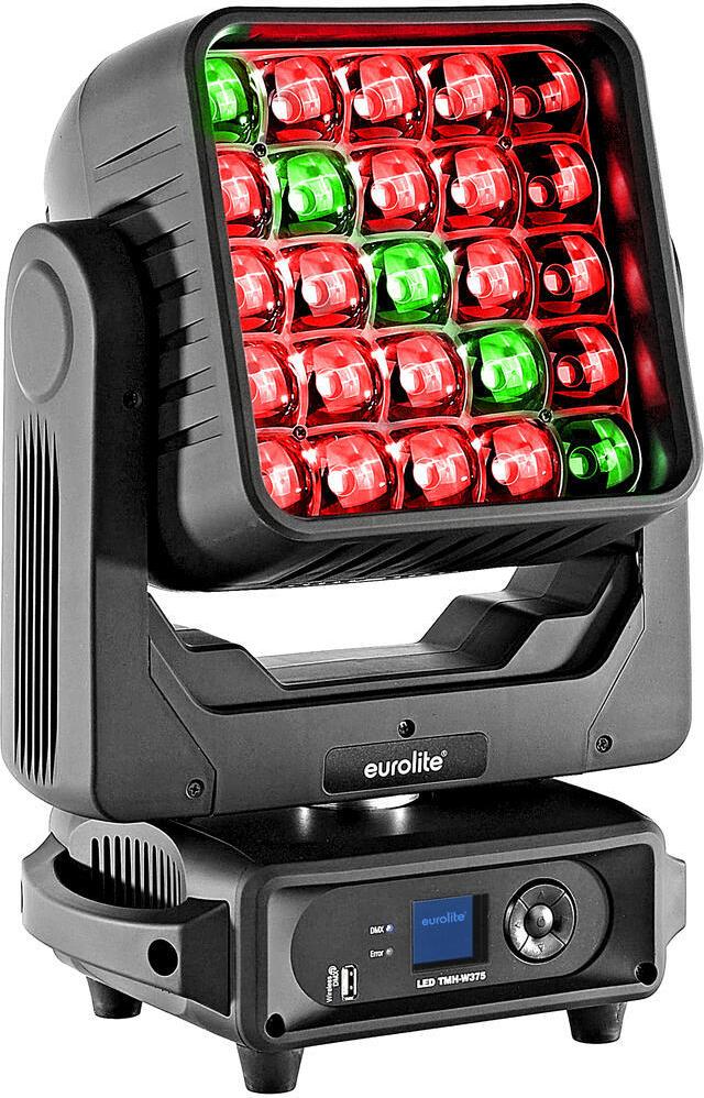 EUROLITE LED TMH-W375 Moving-Head Wash Zoom RGBW 25x15W SMD | Model 51785931