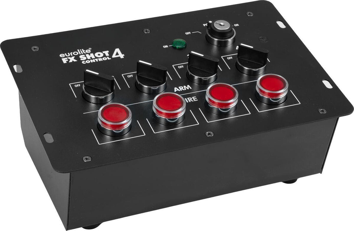 EUROLITE FX Shot Control 4 Channel Controller for Confetti CO2 Effects | Model 51707820
