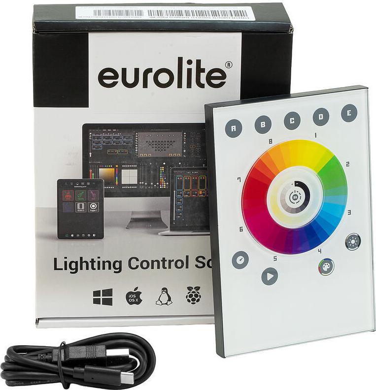 EUROLITE TOUCH-512 Standalone Player DMX Controller 512 Channels Wall Mount