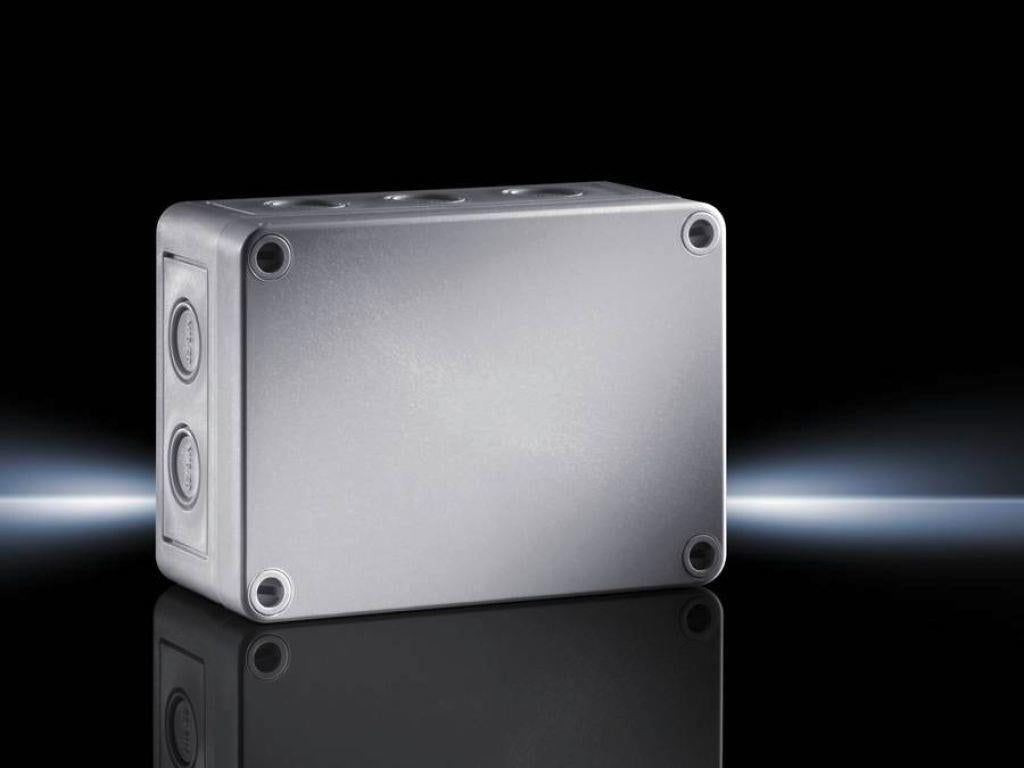 Rittal Polycarbonate Enclosure PK with Knockouts Grey RAL 7035 (9521.050)