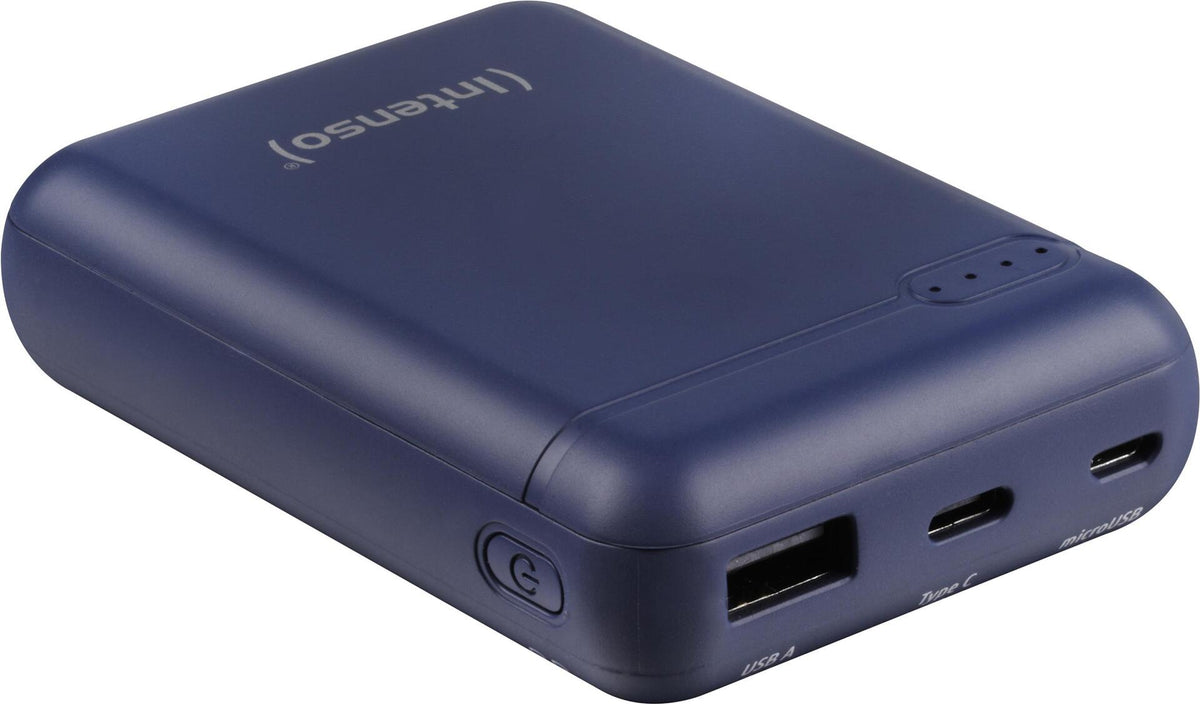 Intenso XS10000 Powerbank 10000 mAh 3.1 A 2 Output Ports USB USB-C Blue
