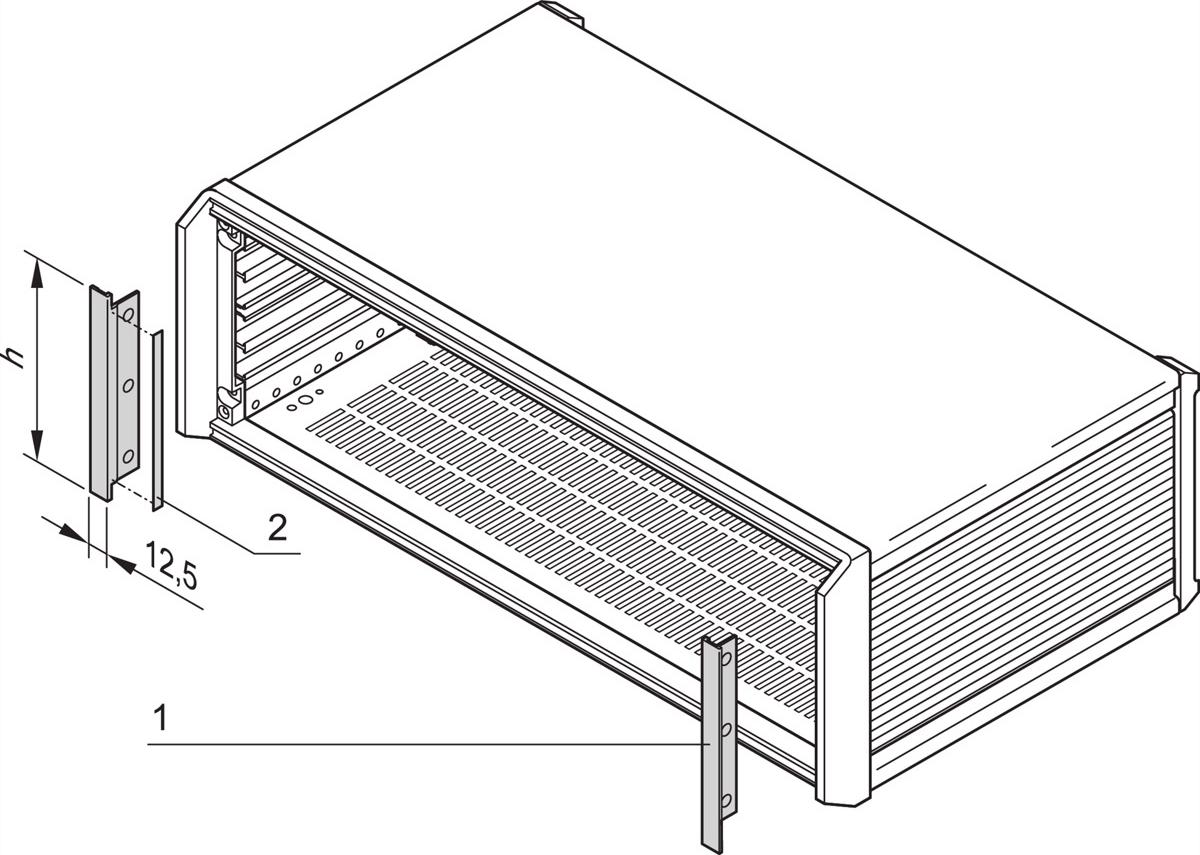 SCHROFF Side Panel PROPAC/PRO - Rack Accessory (24576117)