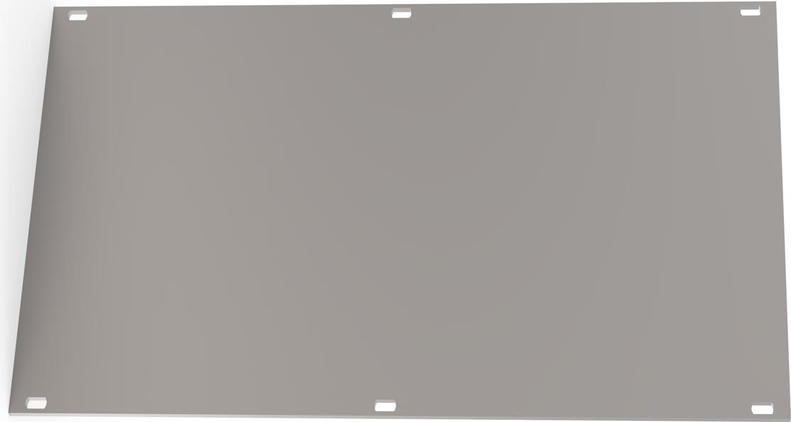 SCHROFF Front Panels, U-Profile, Shielded, Model U-FRONTPL.EMC 3HE 42TE M.PIN (20848047)