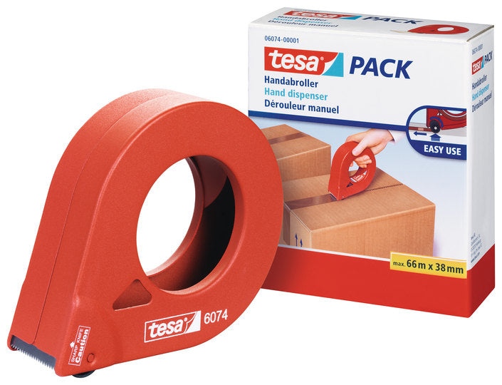 tesa Tape Dispenser Red (06074-00001-01)