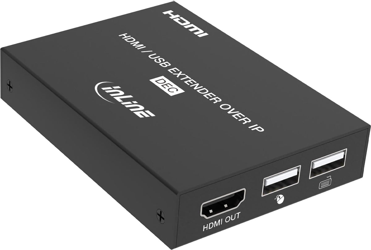 InLine KVM Extender over IP HDMI Full-HD 150 m Receiver (RX) 57885 L