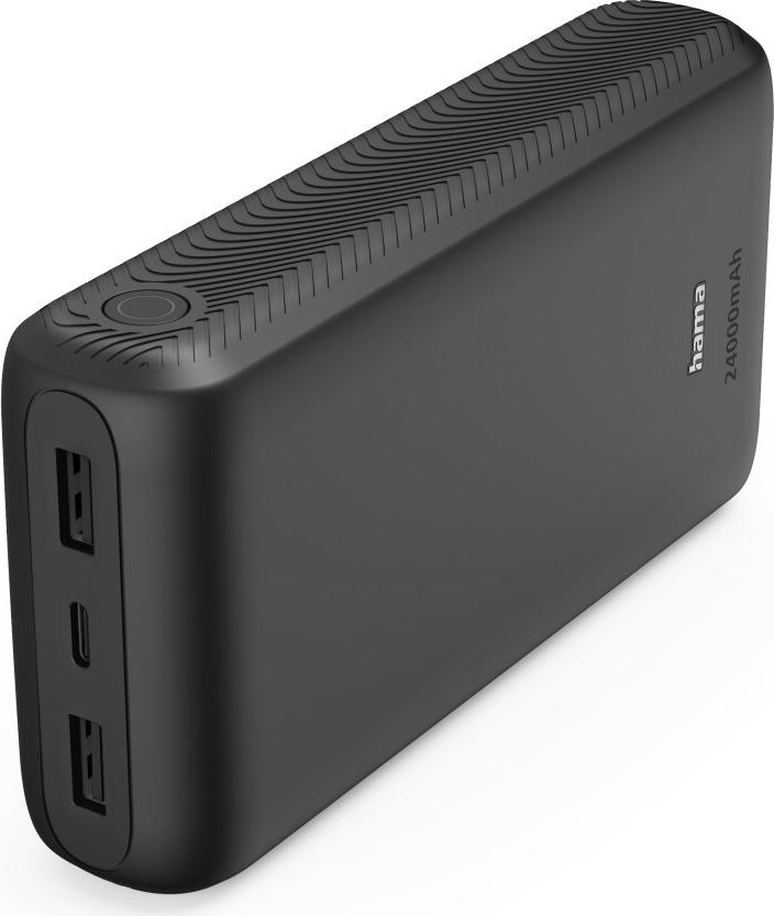 Hama Power Pack 24000 mAh, 3 Outputs: USB-C, 2x USB-A, Anthracite (00201778)