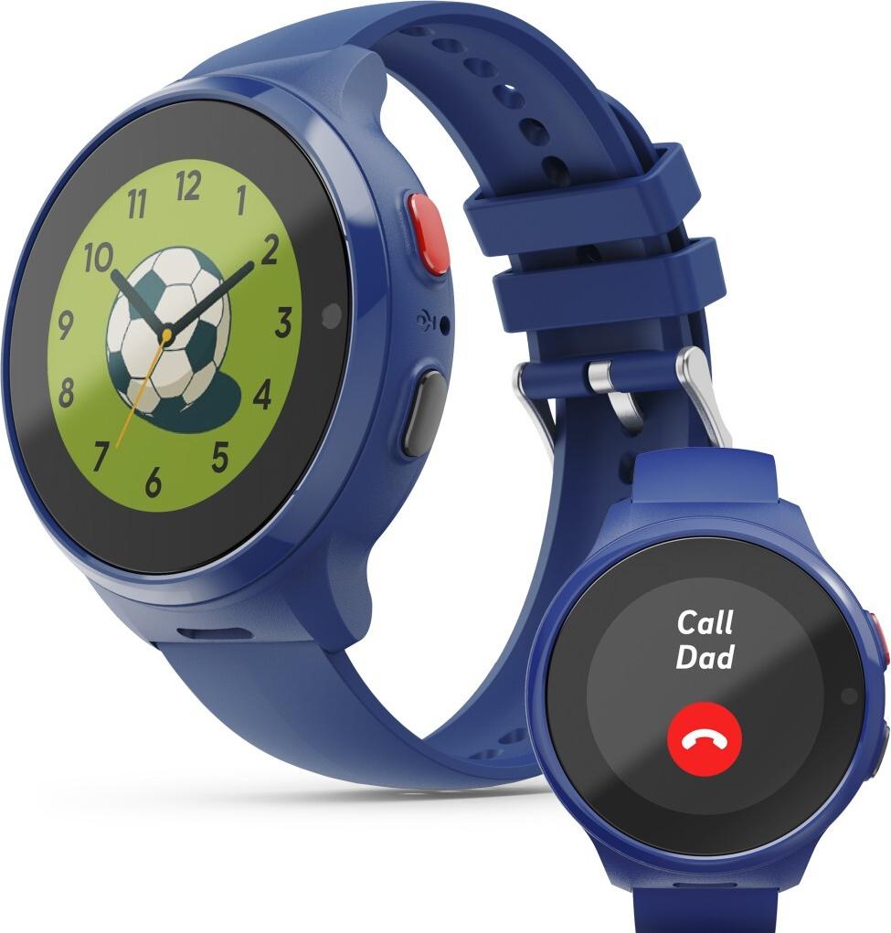 Hama Kids Smartwatch with GPS, SOS Button, Phone Function, Blue, 00178669