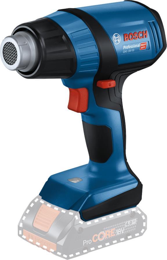 Bosch Heißluftgebläse schnurlos 18 V 06012A6500