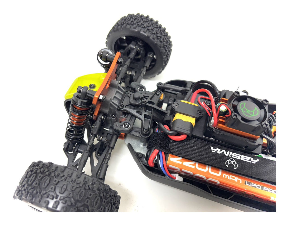 Absima 1:12 EP Buggy Neon Furry 4WD BL RTR Green RC Car (12121)