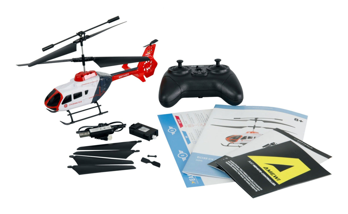 Amewi EC135 RC Helicopter - Electric Engine - Ready-to-Fly