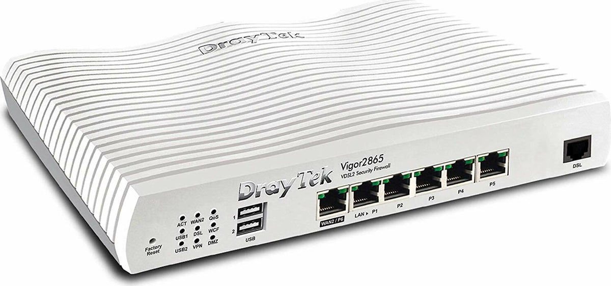 Vigor 2865 Annex-B - VDSL2/ADSL2+ Security Firewall Router (v2865-B-DE-AT-CH)