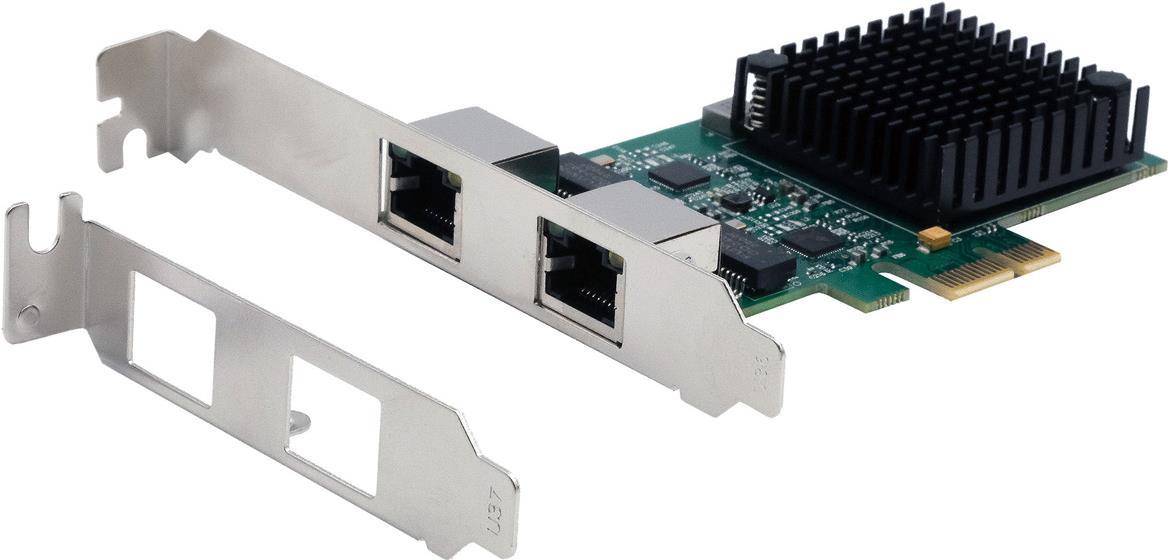 EXSYS GmbH Dual PCIe Network Card 2.5 Gigabit (EX-60112)