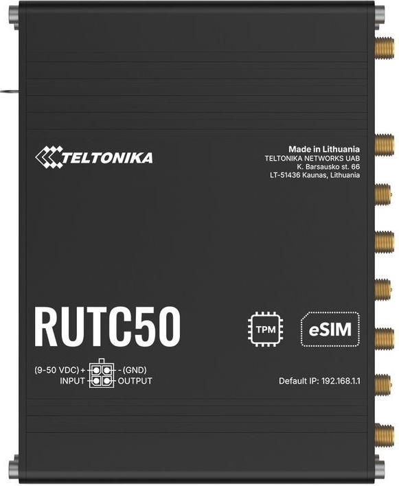 Teltonika RUTC50 5 G Modem Router WiFi6 eSim RUTC50210000