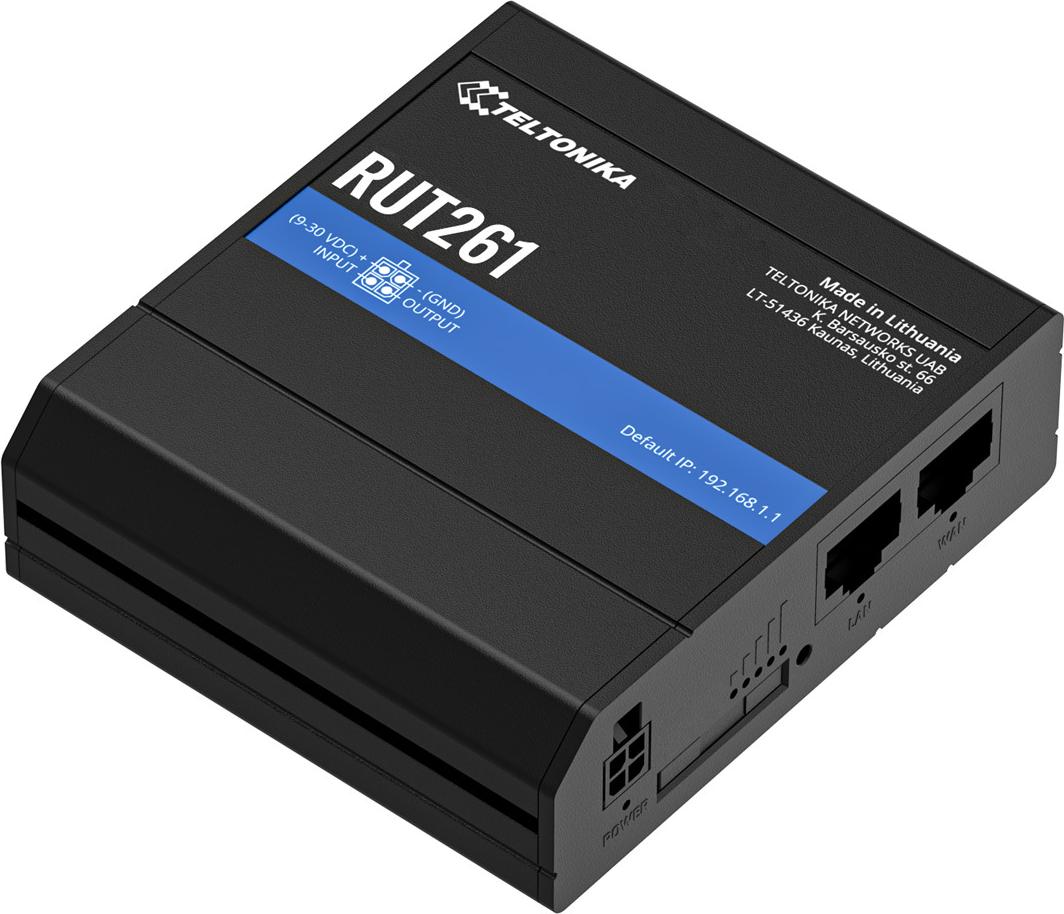 Teltonika RUT261 CAT 6 LTE 4 G Router RUT261AAAAA0