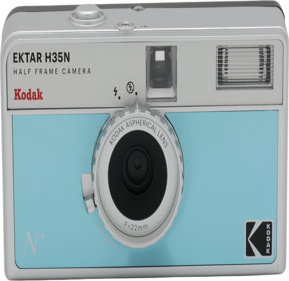 Kodak EKTAR H35N Compact Film Camera 35 mm Blue Silver