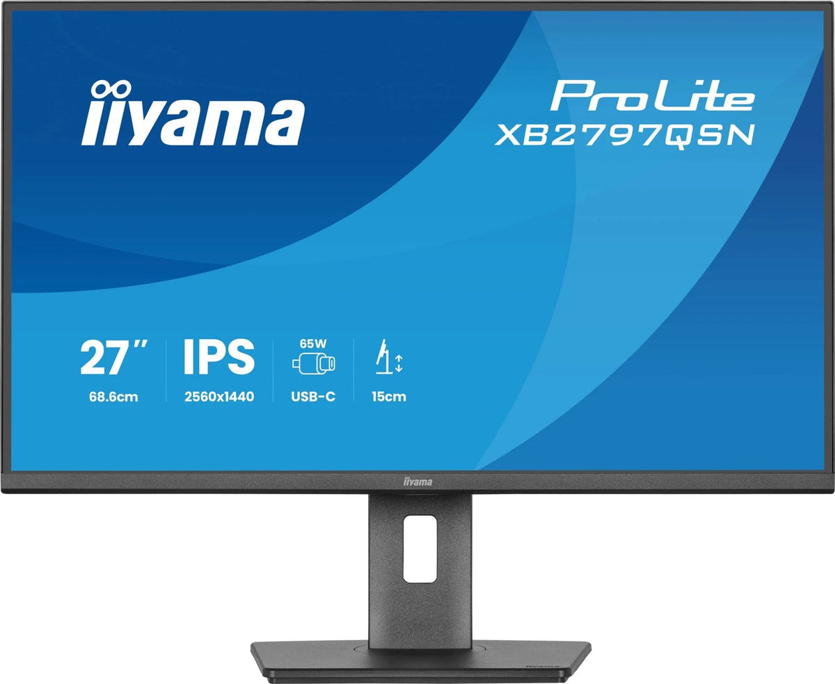 iiyama ProLite XB2797QSN-B1 Monitor 27" Quad HD 2560 x 1440 Black | Model 588504