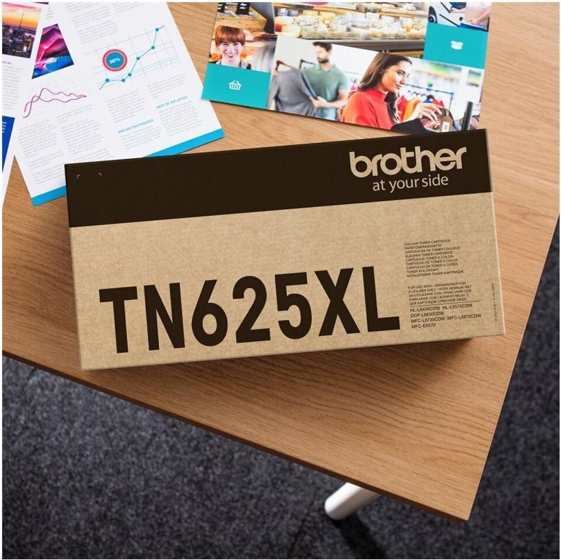 Brother TN-625XLY Yellow Toner (4,500 pages ISO/IEC 19798) (TN625XLY)