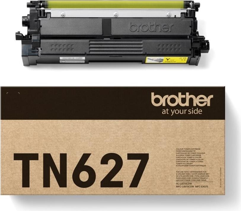 Brother Toner Yellow for MFC-L8970/HL-L8570, 10,000 Pages (TN627Y)