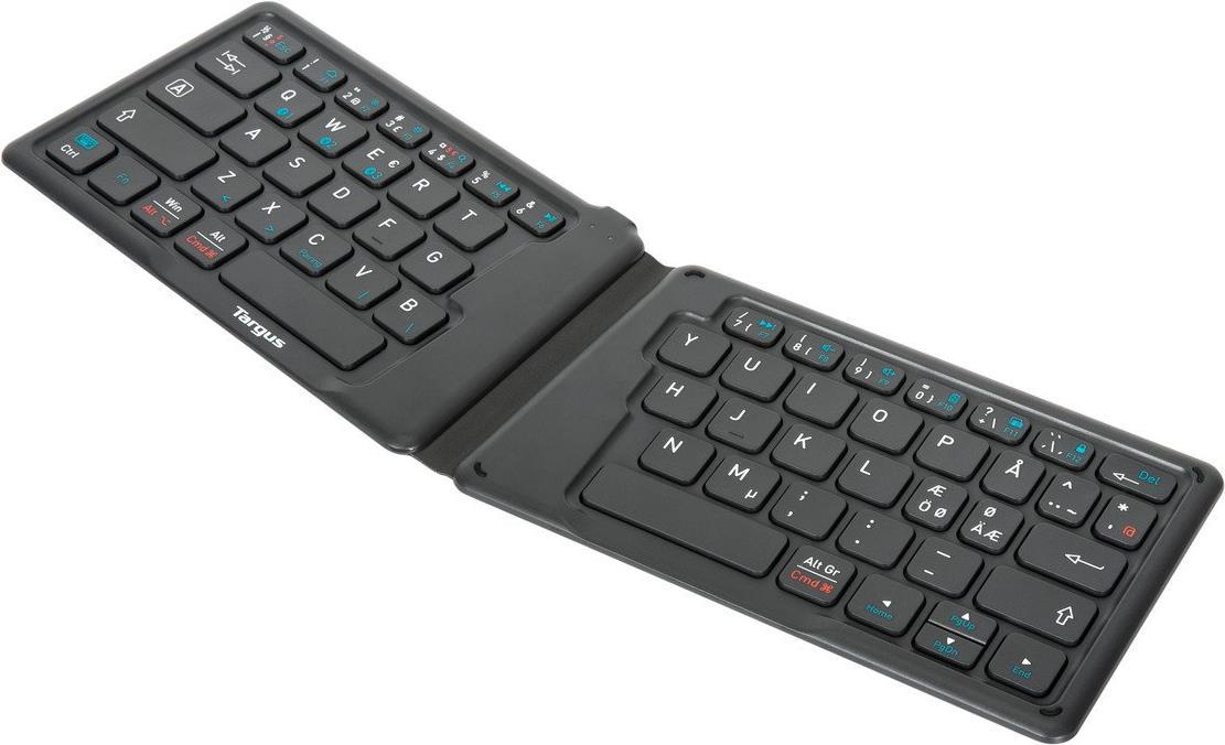Targus Antimicrobial Wireless Keyboard - Bluetooth 5.1 - QWERTY - Nordic - Black B2B