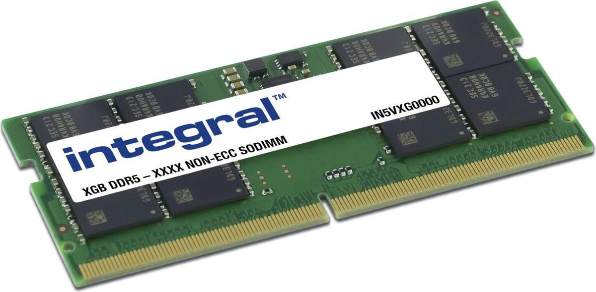 Integral 8GB SODIMM 4800MHz (Green) IN5V8GNHWBX | Weight: 100 g