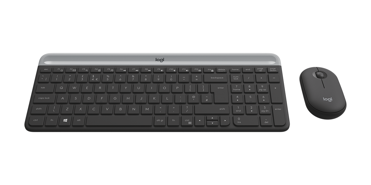 Logitech MK470 Slim Wireless Keyboard and Mouse Combo Graphite Slovak