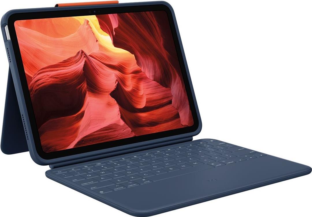 Logitech Rugged Combo 4 - Keyboard and Folio Case - for Apple 10.9-inch iPad (10th Generation) (920-011192)