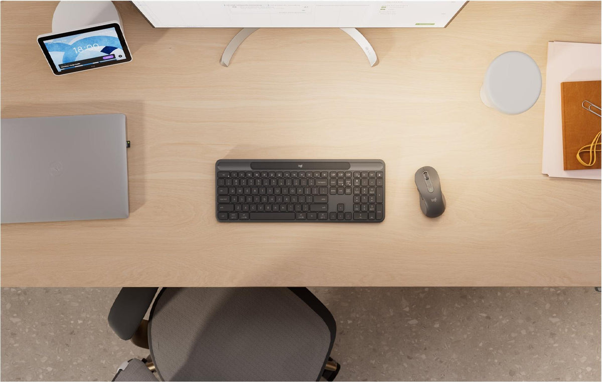 Logitech Slim Solar+ for Business - Graphite (CH) - 920-013772