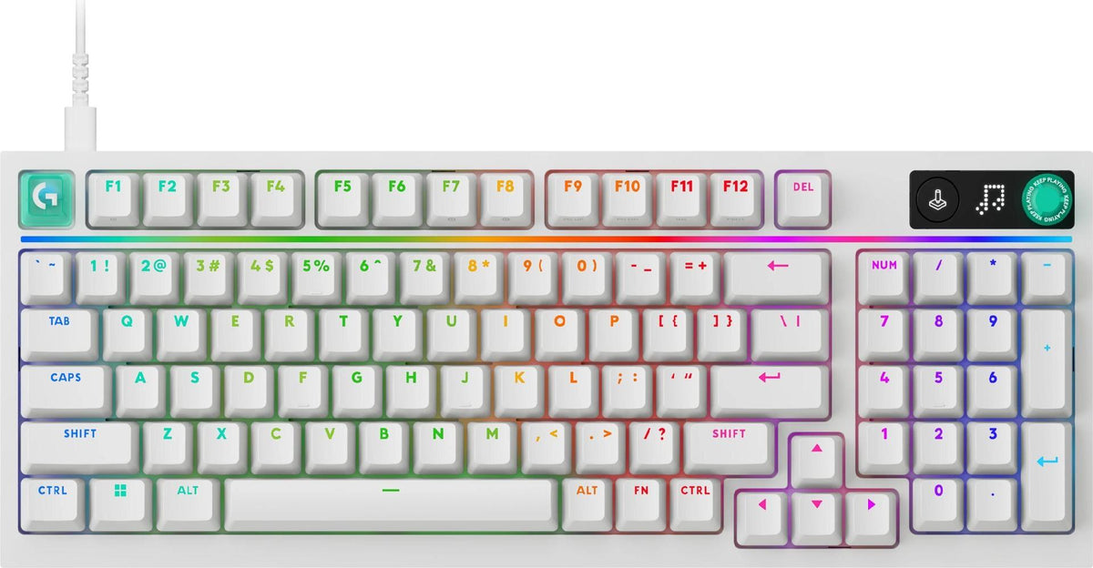 Logitech G316 X 98 Keyboard - White - UK | Model 920-014230