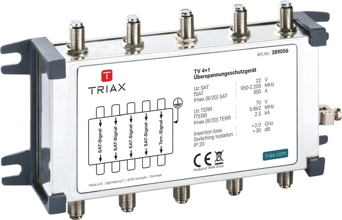 Triax Surge Protector TV 4+1 389056