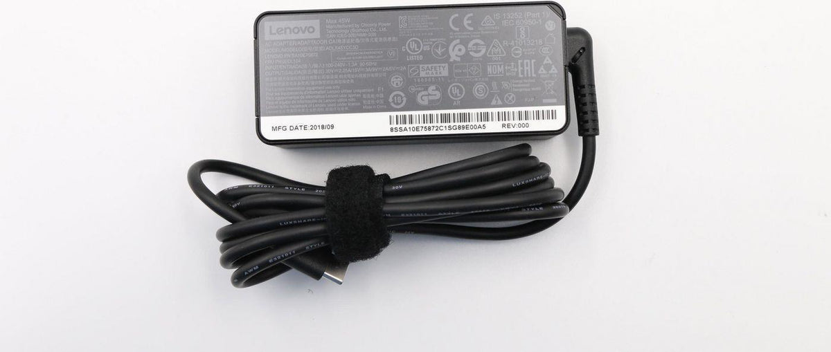Lenovo PD 45W Power Adapter - 20/15/9/5V - 3P - WW - CHY - 02DL104