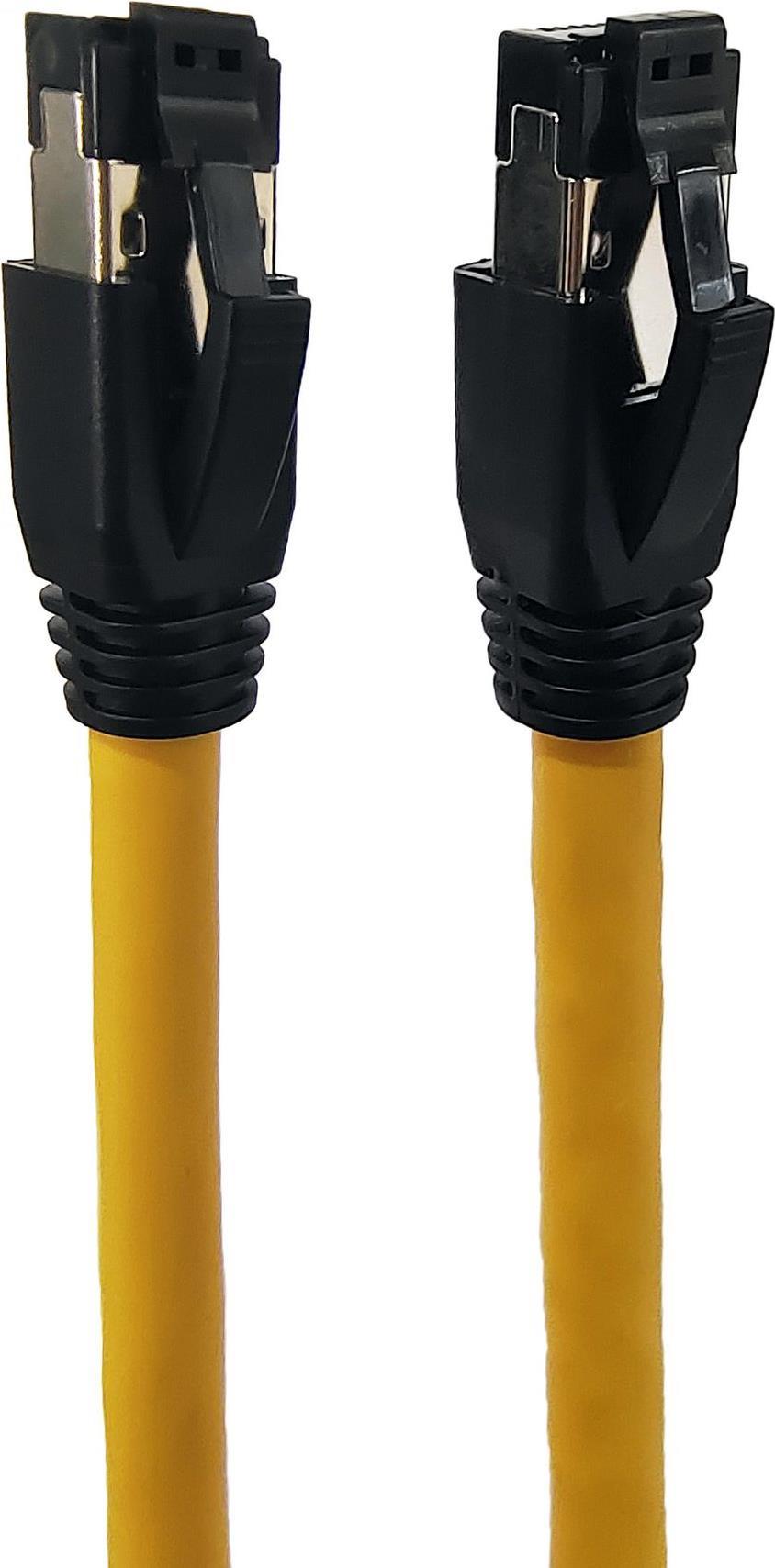 MicroConnect Patch Cable RJ-45 to RJ-45 5.0 m CAT 8.1 Yellow MC-SFTP805Y