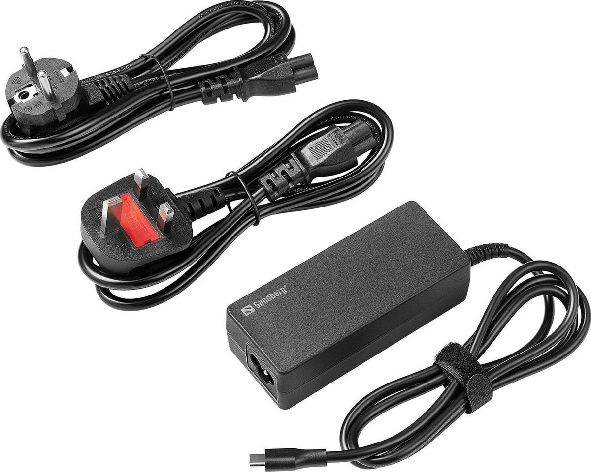 Sandberg USB-C AC Charger PD65W EU+UK (135-83)