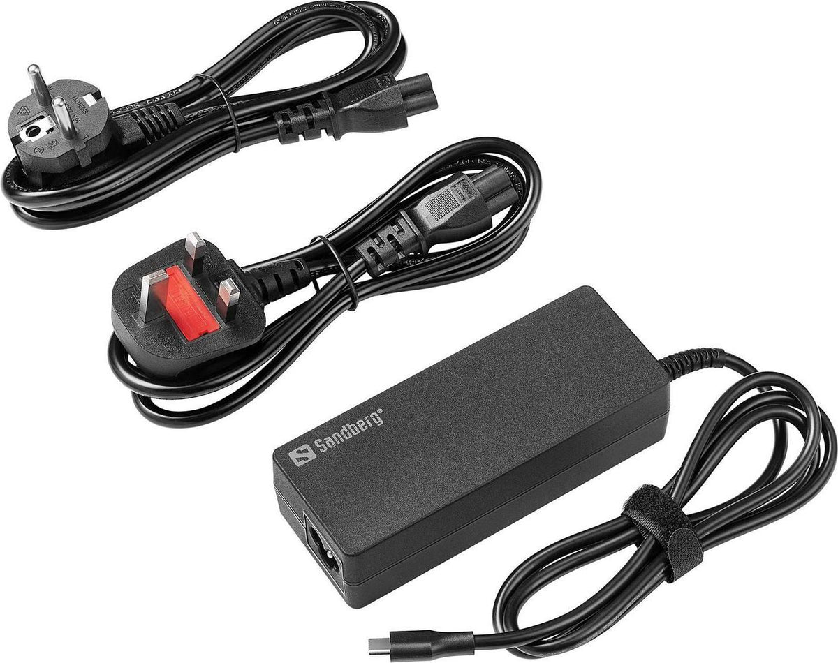 Sandberg USB-C AC Charger PD100W EU+UK - 135-84