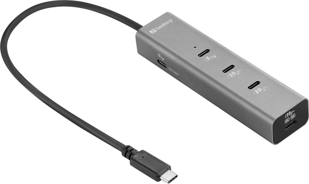 Sandberg USB-C 5-in-1 MediaDock, 136-78