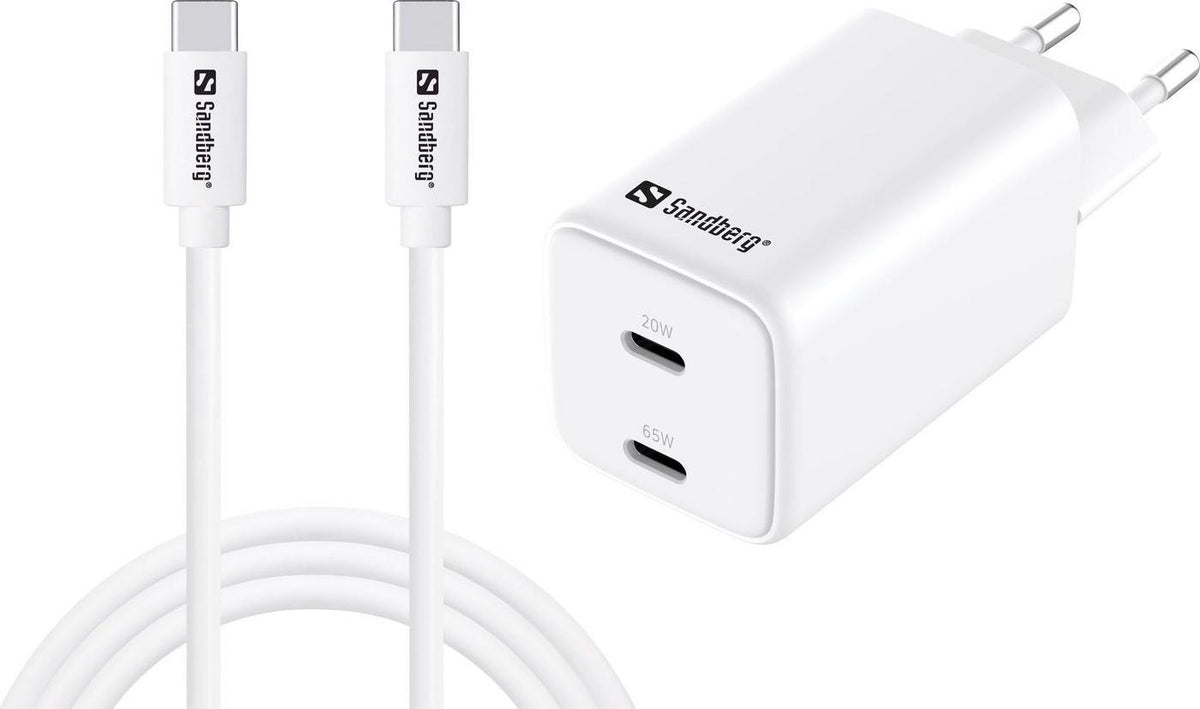 Sandberg AC Charger USB-C PD65W EU 1.5 M - 441-75
